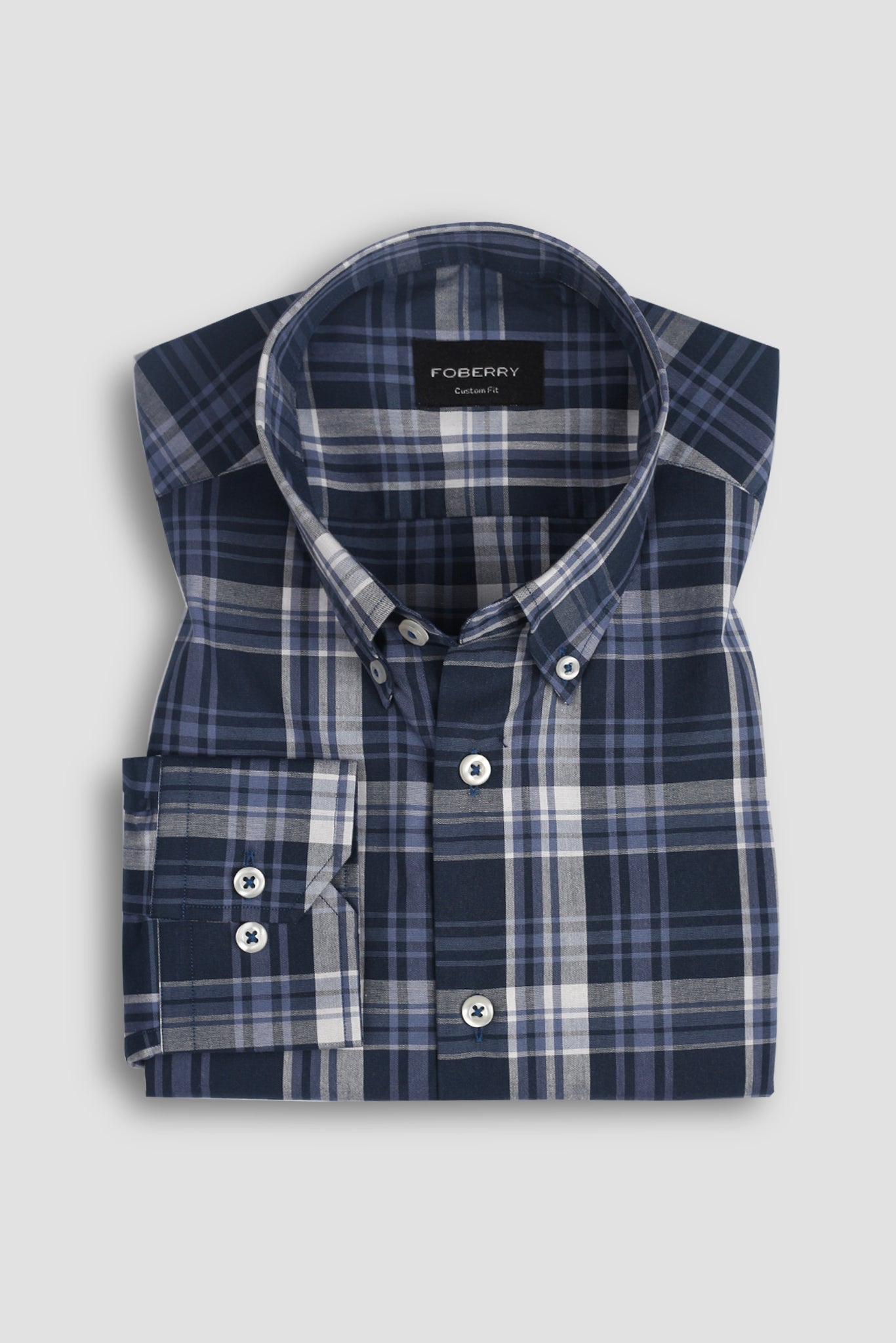 Soft Blue Madras Shirt