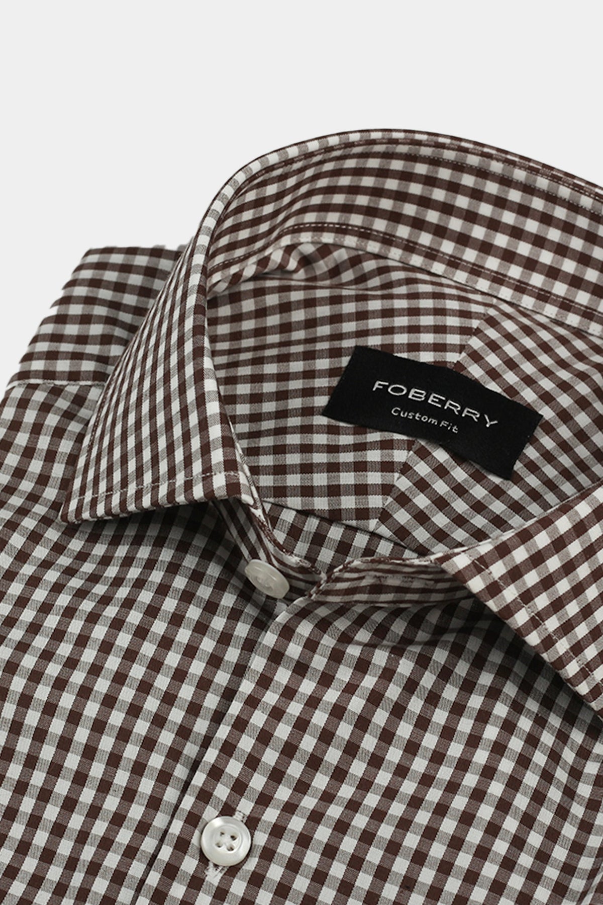 Mustard Brown Gingham Shirt