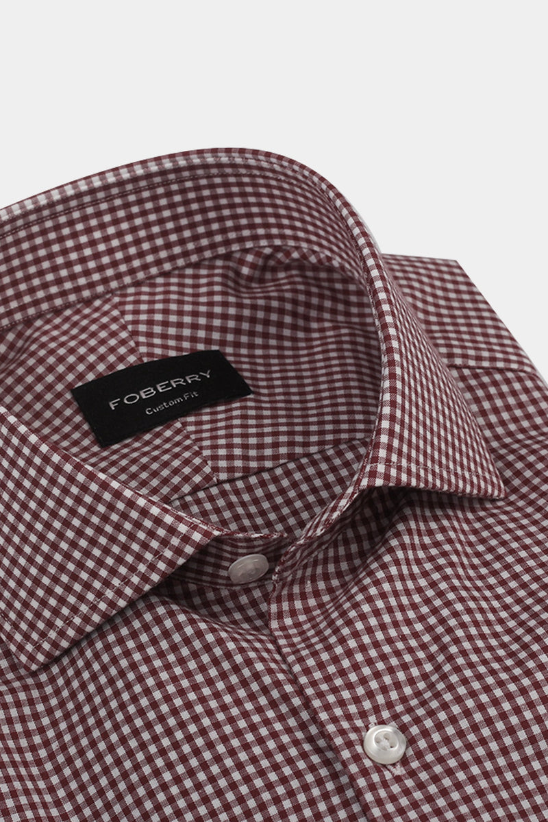 Dark Rusk Gingham Shirt