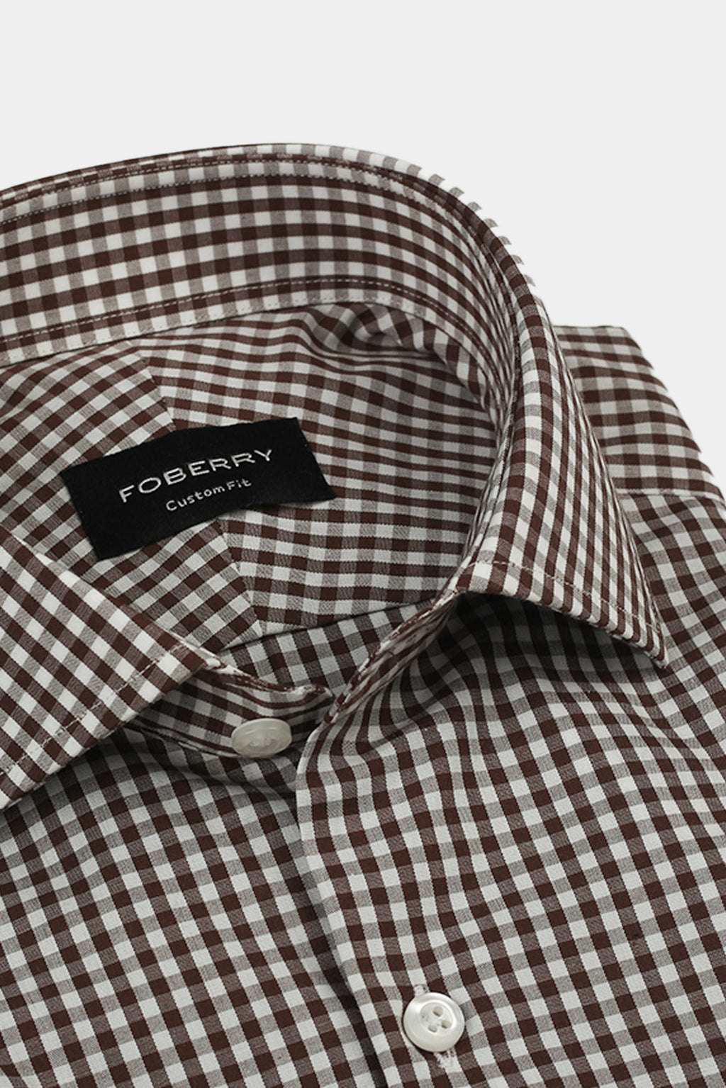 Mustard Brown Gingham Shirt