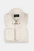Ivory Egyptian Twill Pin Collar Shirt