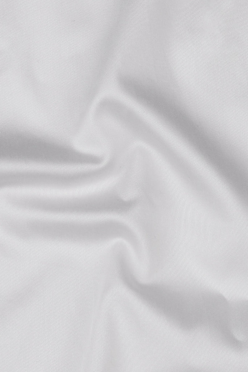 Ash Grey Egyptian Poplin Pin Collar Shirt