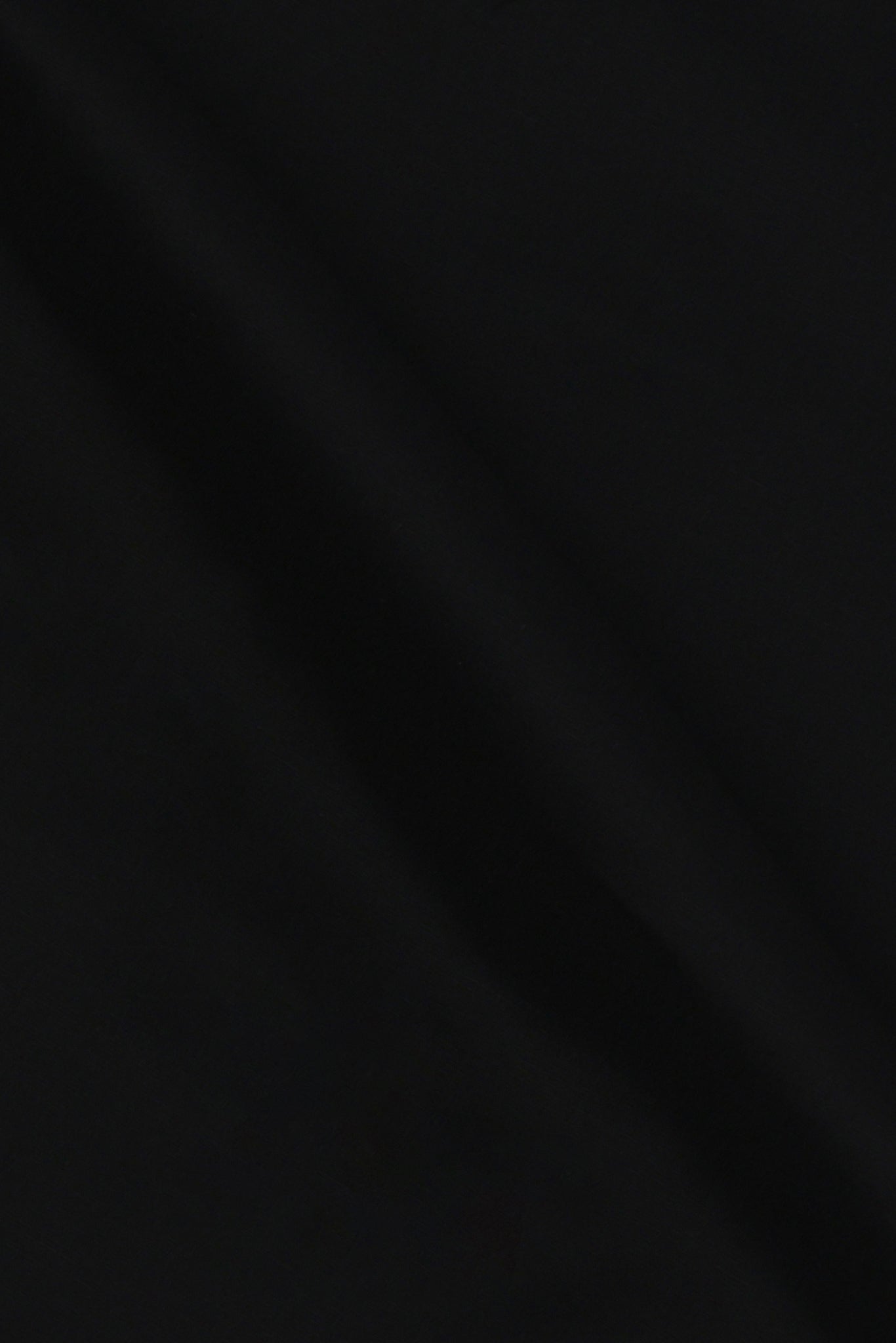 Black Linen Cut Away Collar Shirt - Foberry USA