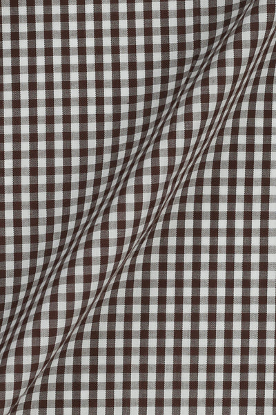 Mustard Brown Gingham