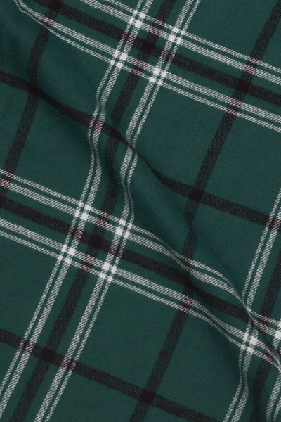Montana Green Japanese Low Twist Flannel