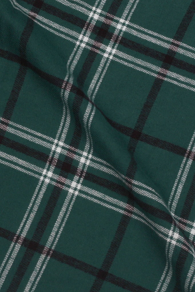 Montana Green Japanese Low Twist Flannel - Foberry USA