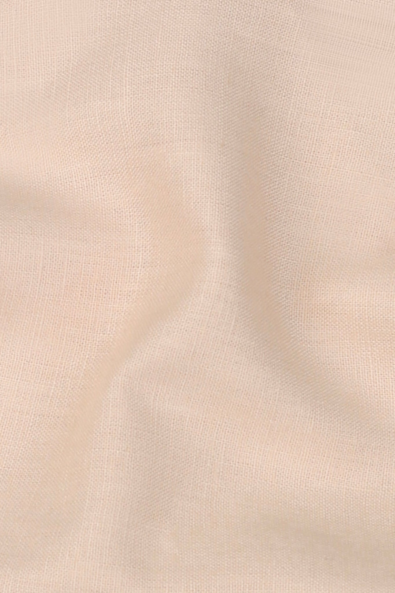 Soft Pastel Peach Irish Linen