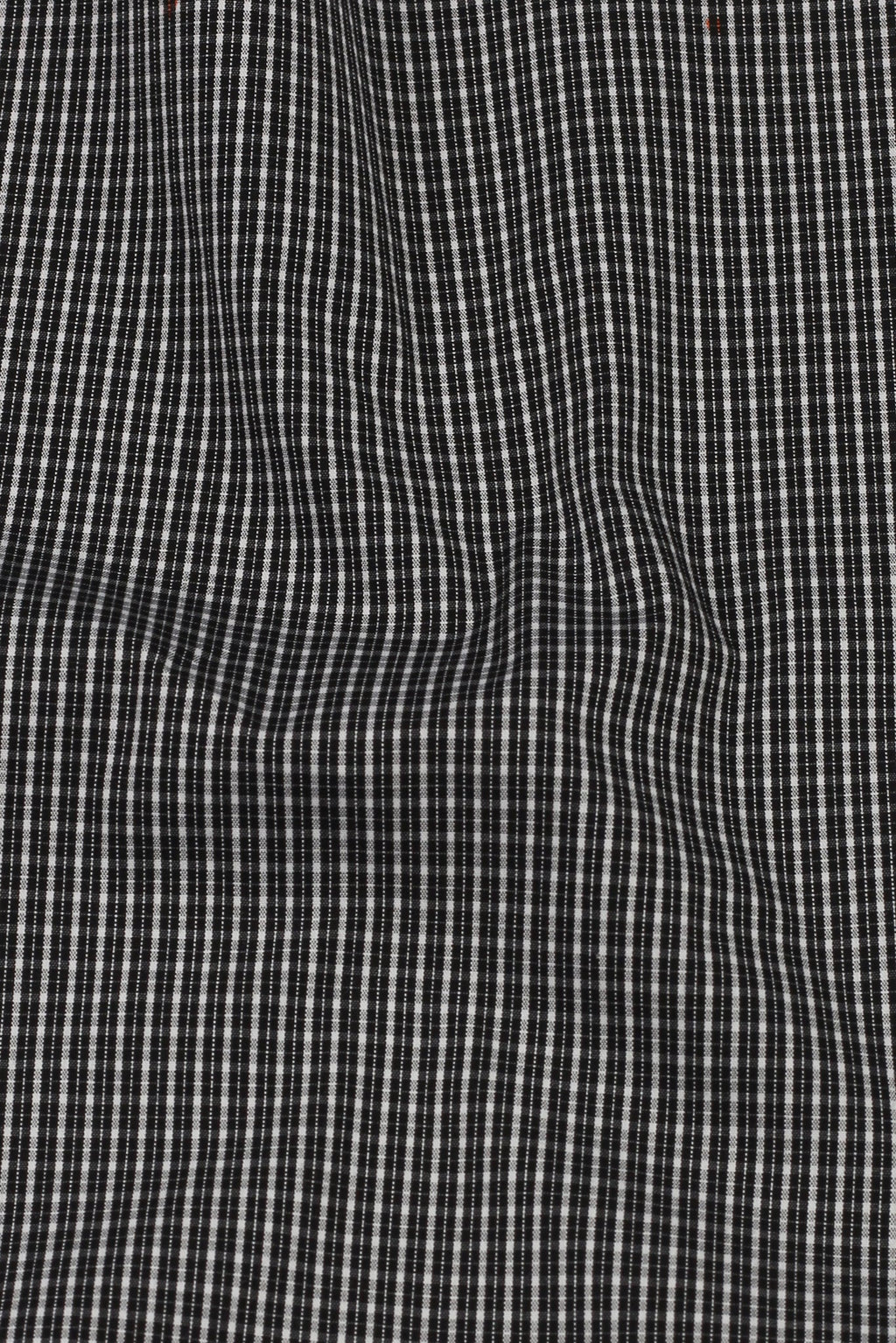 White & Black Watch Check Shirt