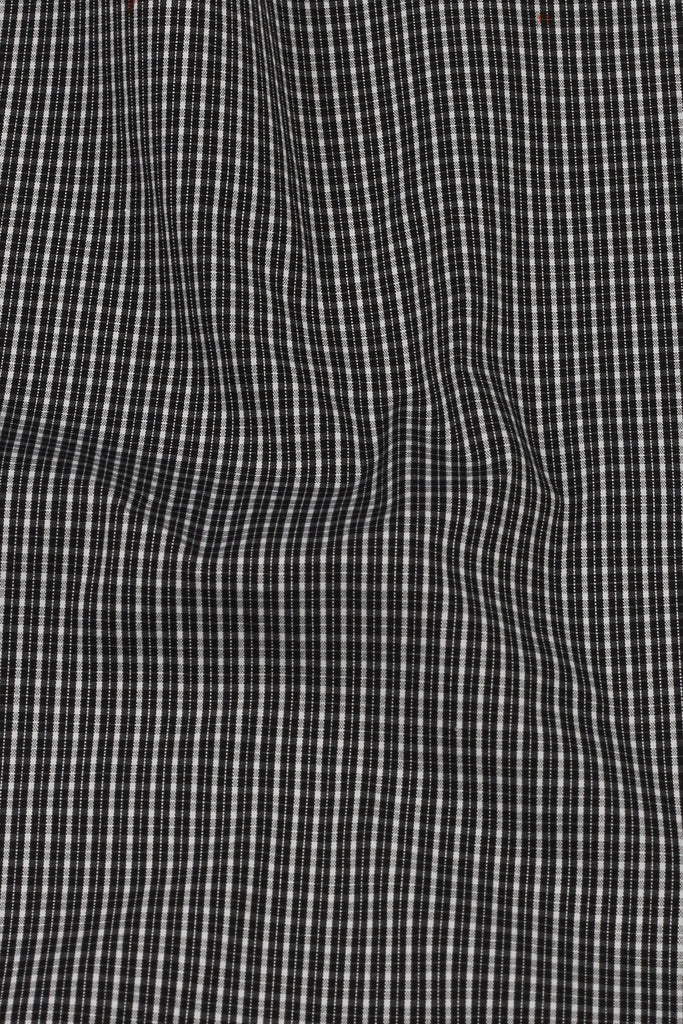 White & Black Watch Check Shirt