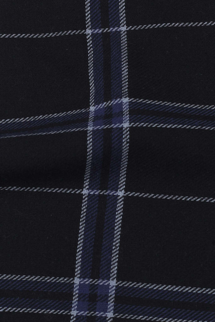 Blue Tartan Winter Flannel Shirt