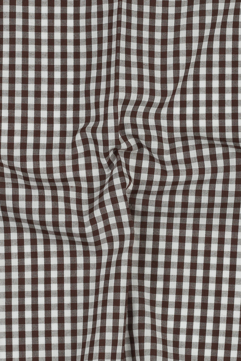 Mustard Brown Gingham Shirt