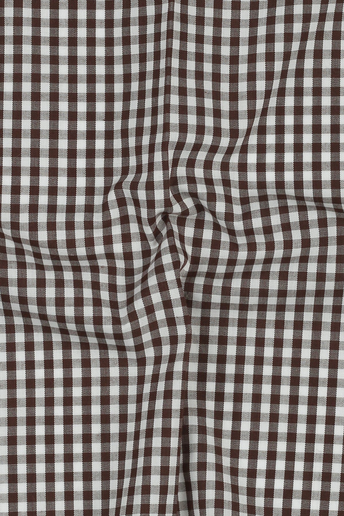 Mustard Brown Gingham Shirt