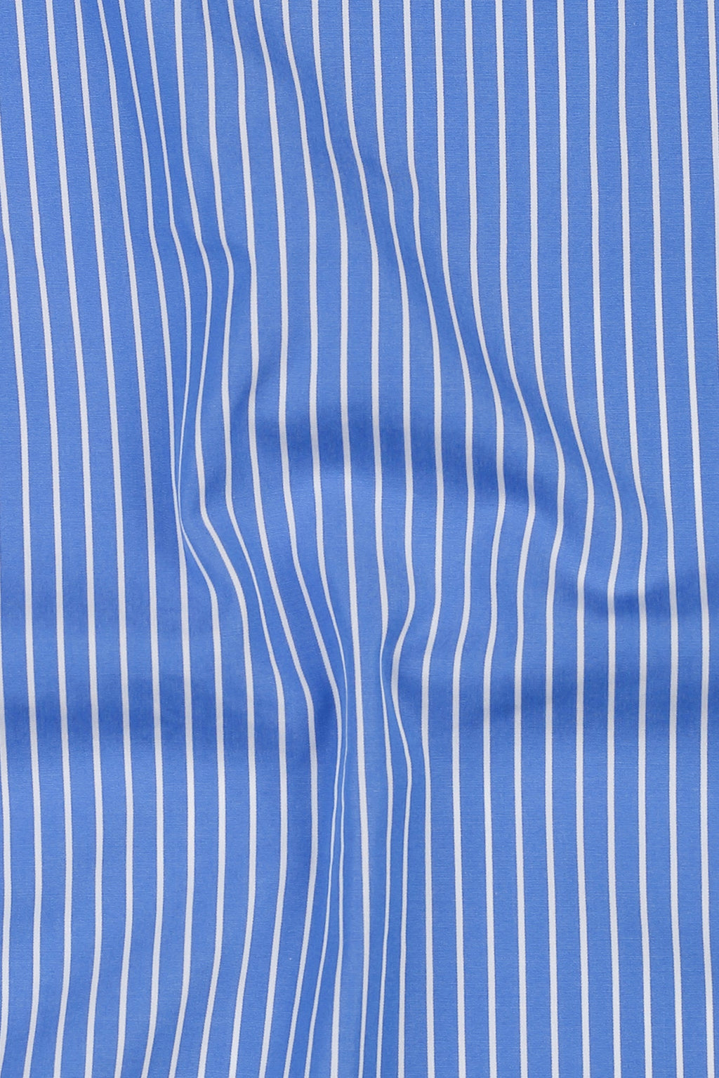 Azure Blue Pen Striped