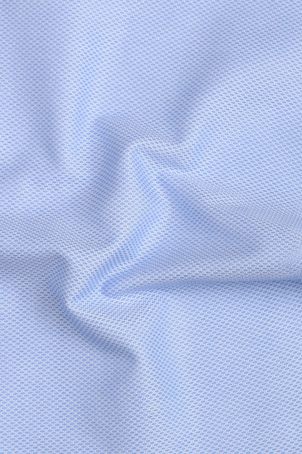 Crispy Sky Blue Leno weave Shirt