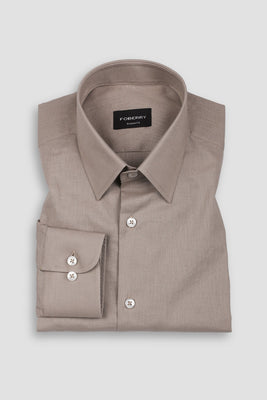 Light Taupe Linen Shirt