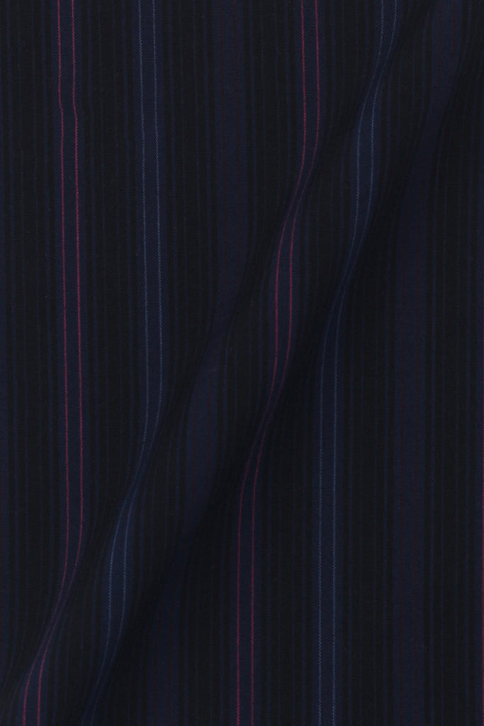 Black and Blue Parallel Striped