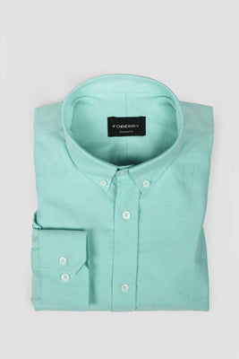 Aqua Green Oxford Shirt - Foberry USA
