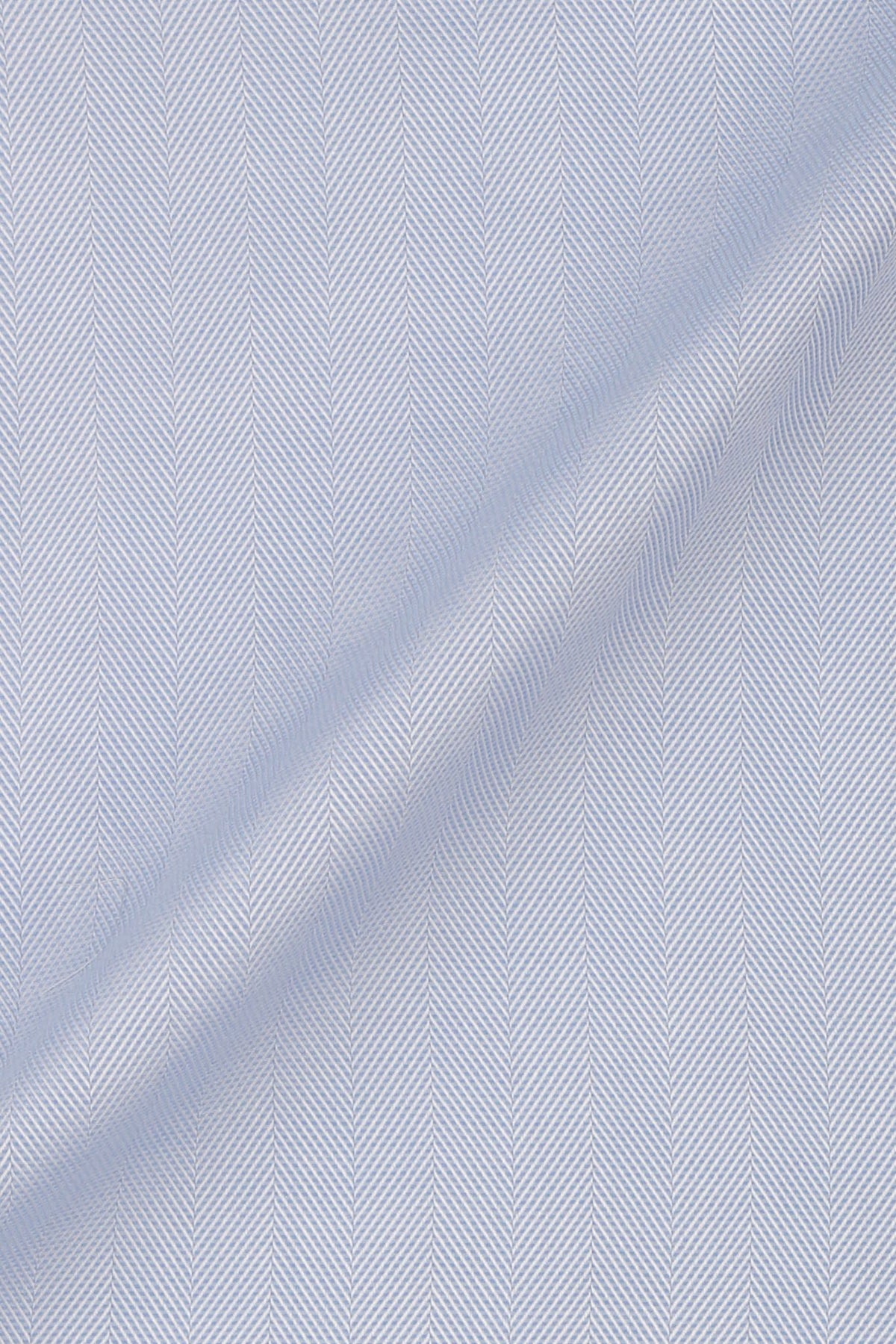 Sky Blue Herringbone Pin Collar Shirt