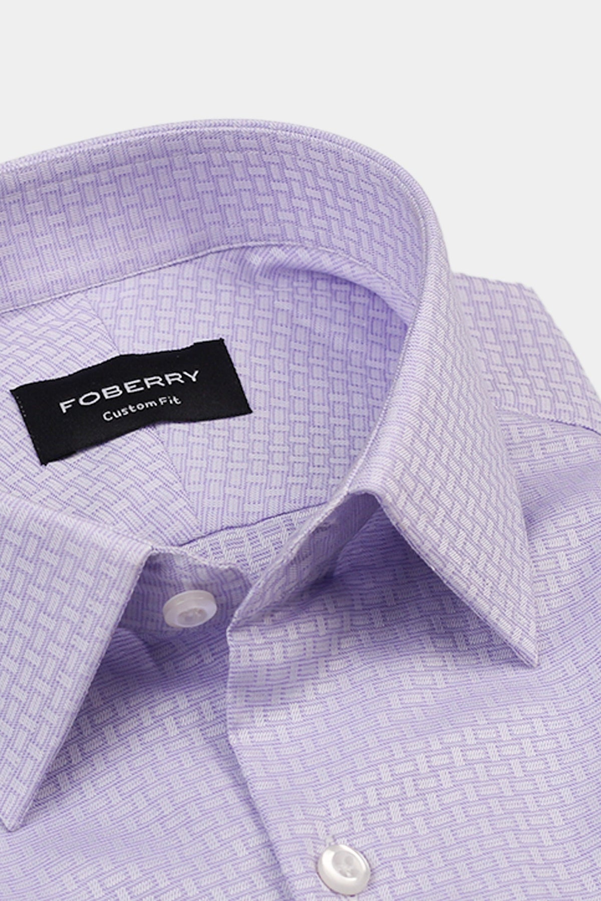 Lavender Brick Patterned Shirt