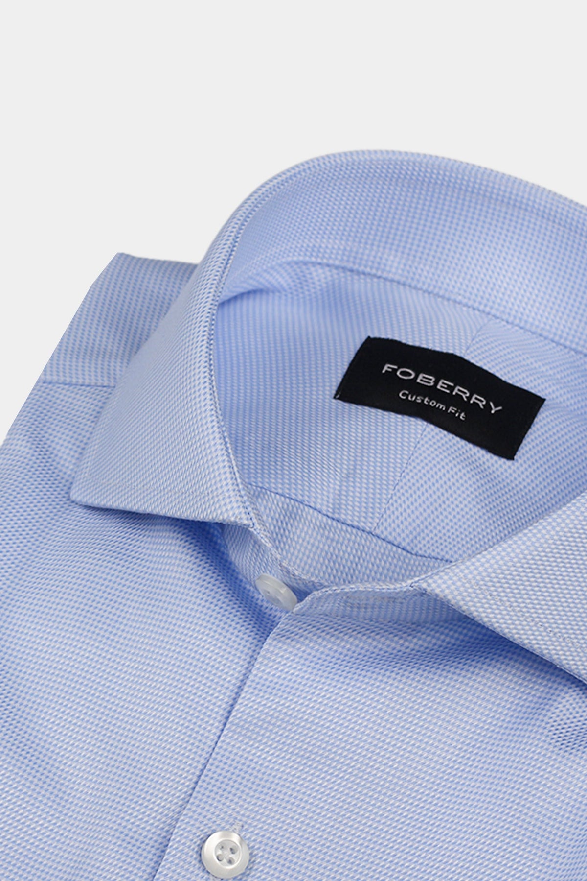 Soft Blue Structured Shirt