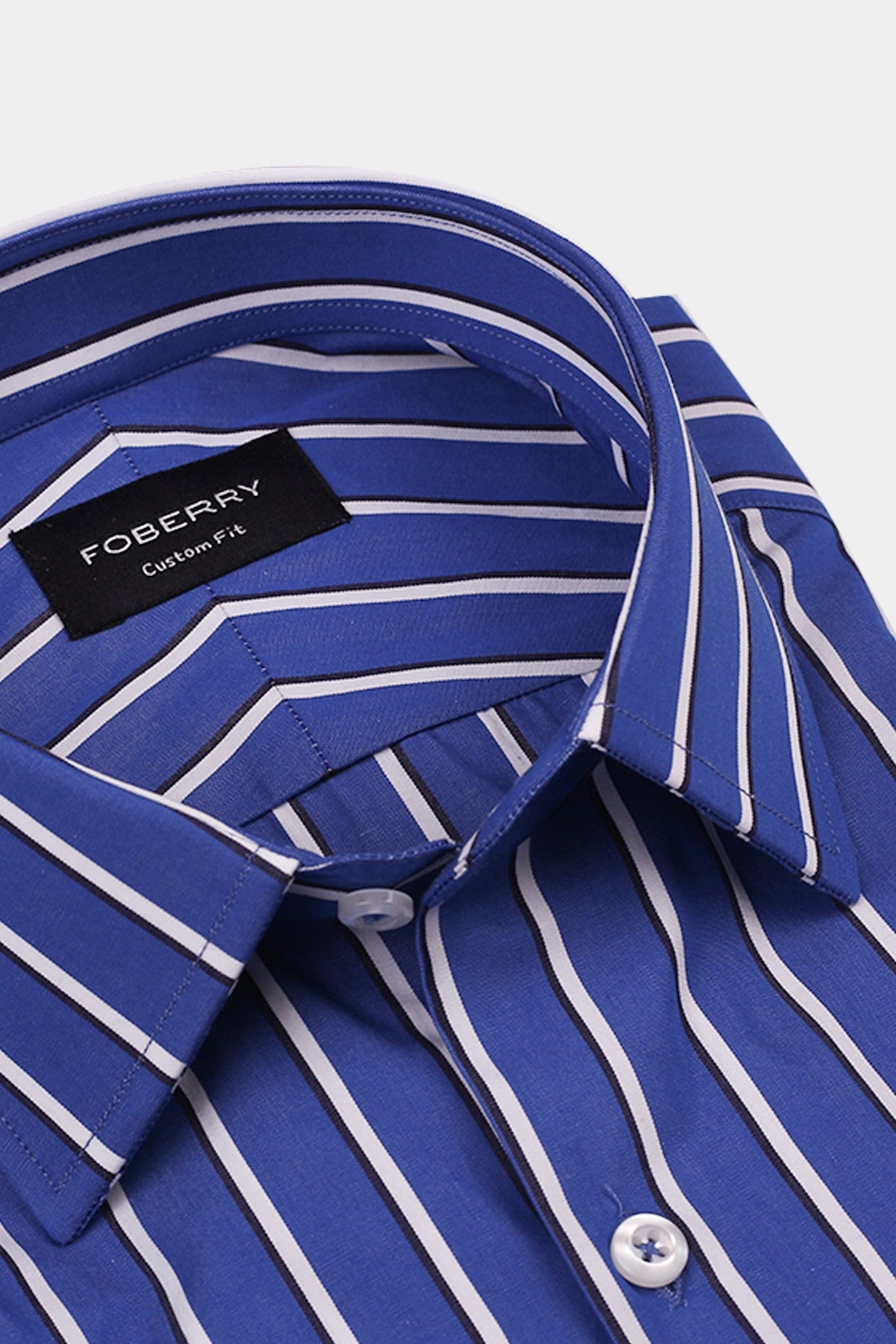 Egyptian Blue Striped Shirt