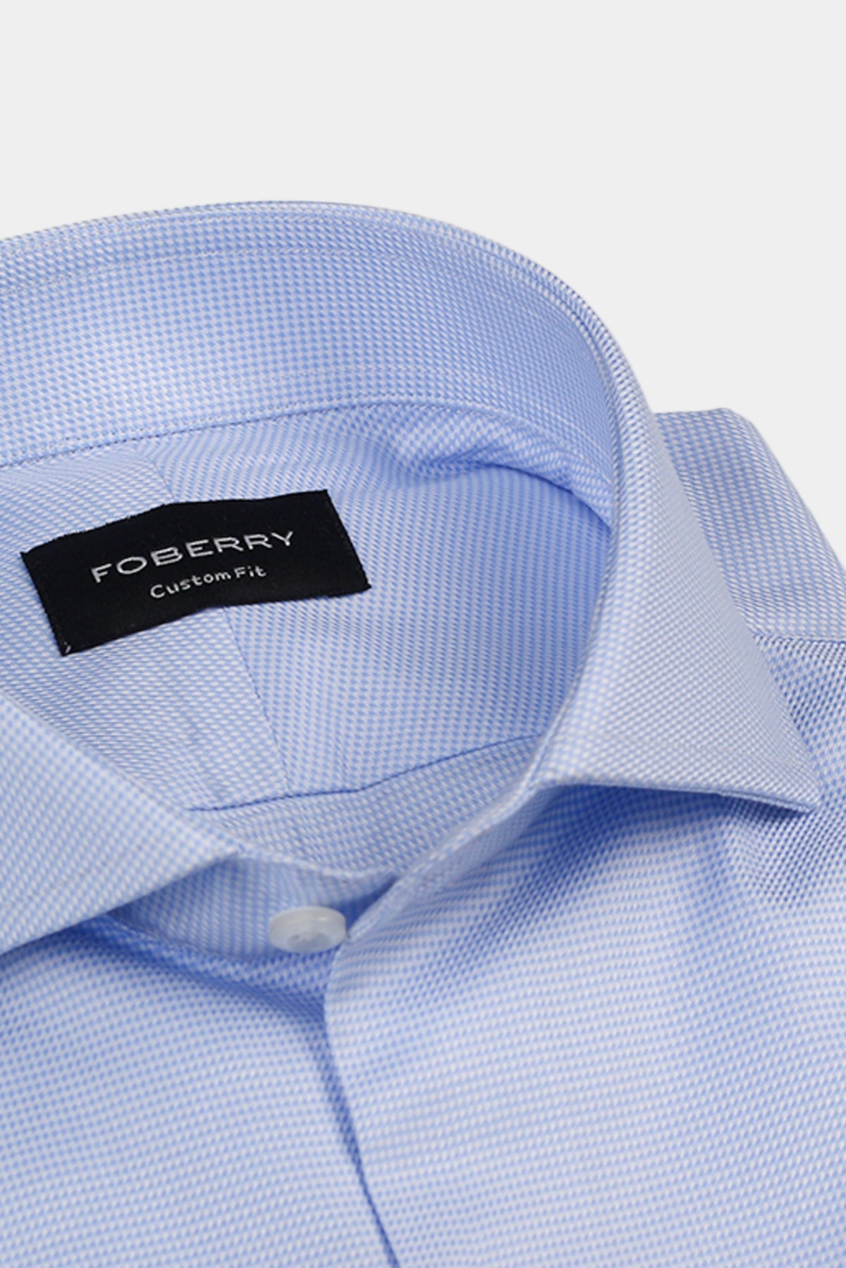 Soft Blue Structured Shirt