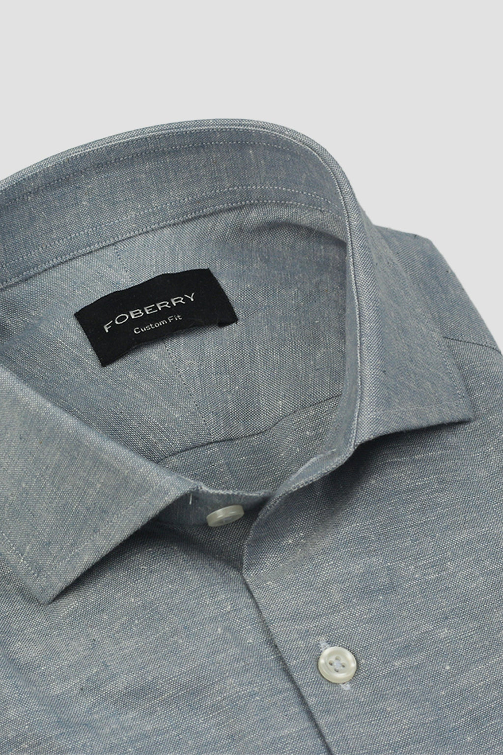 Carolina Blue Irish Linen Shirt