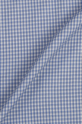 Blue Weave Patterned