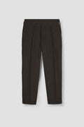 Chocolate Brown Linen Trousers