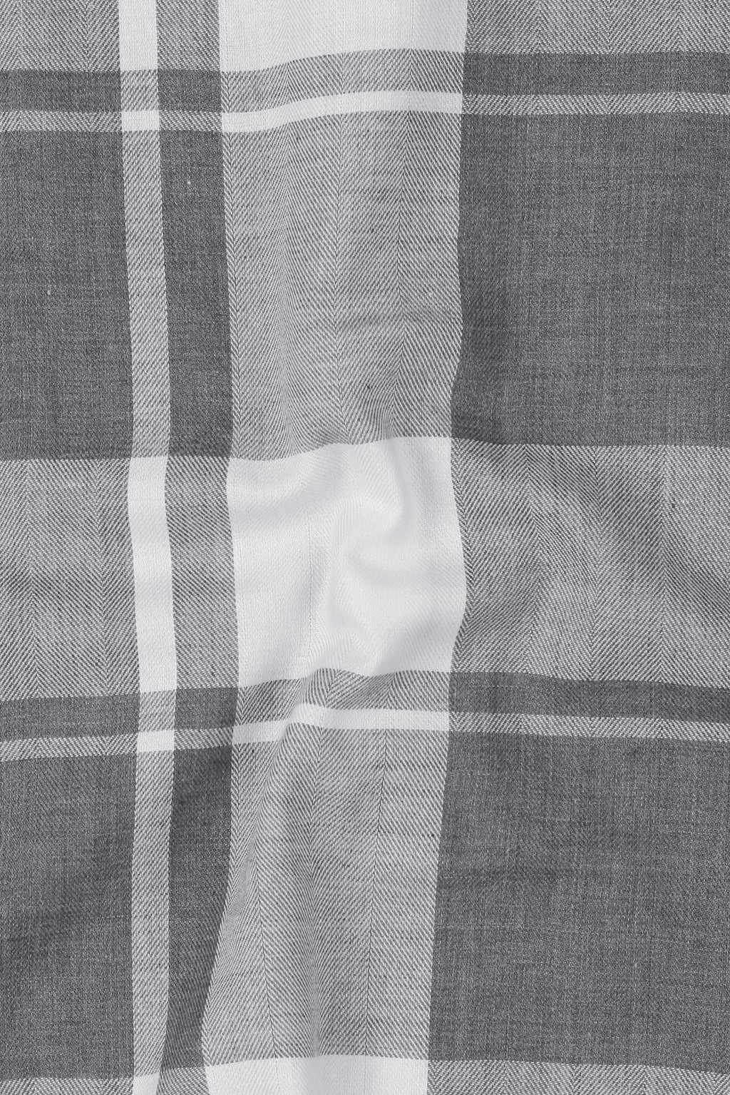 Marble Grey Plaid Winter Flannel