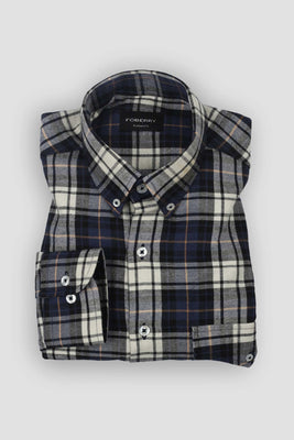 Astros Navy Tartan Winter Flannel Shirt