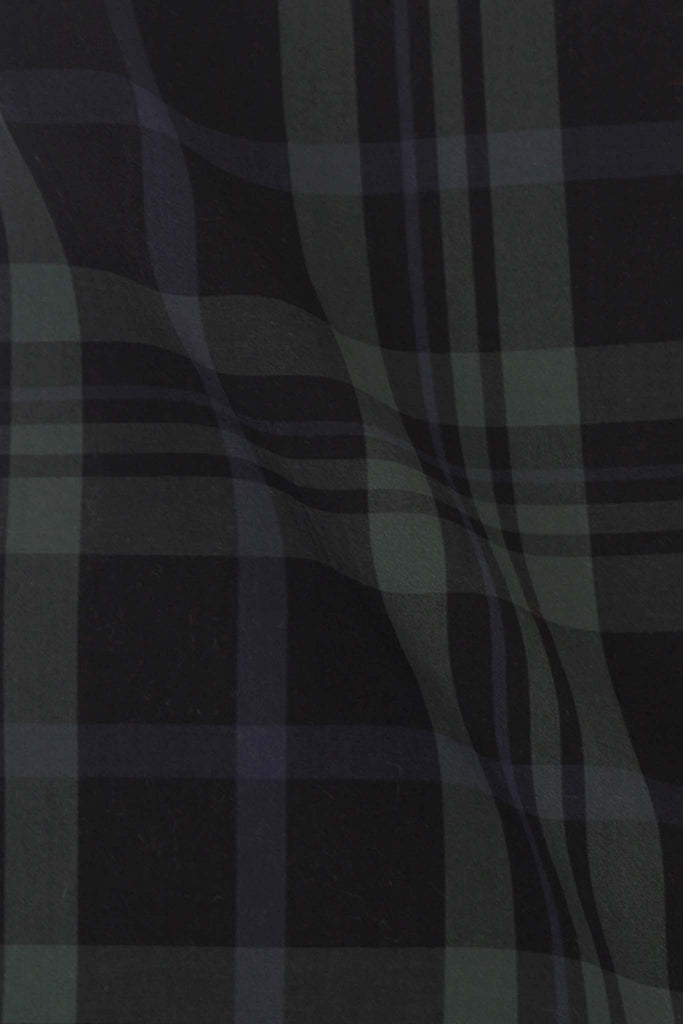 Bottle Green Madras Checkered Shirt