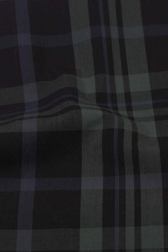 Bottle Green Madras Checkered Shirt