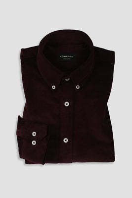 Plum Corduroy Shirt - Foberry USA
