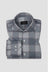 Salt Blue and White Check Shirt