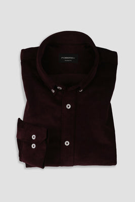 Plum Corduroy Shirt - Foberry USA