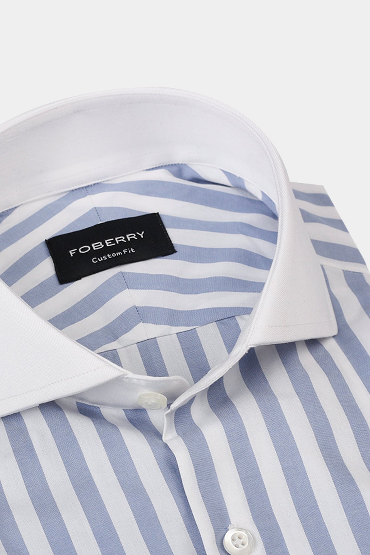 Sapphire Blue Bold Stripes Shirt