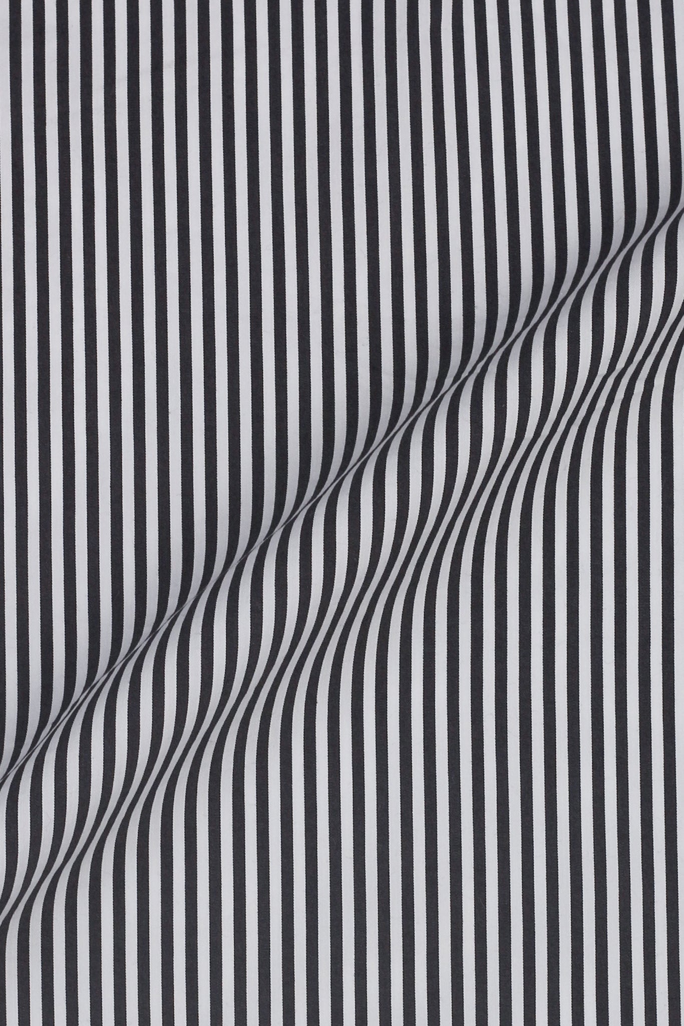 Charcoal Grey Bankers Stripes Shirt