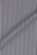 Charcoal Grey Bankers Stripes