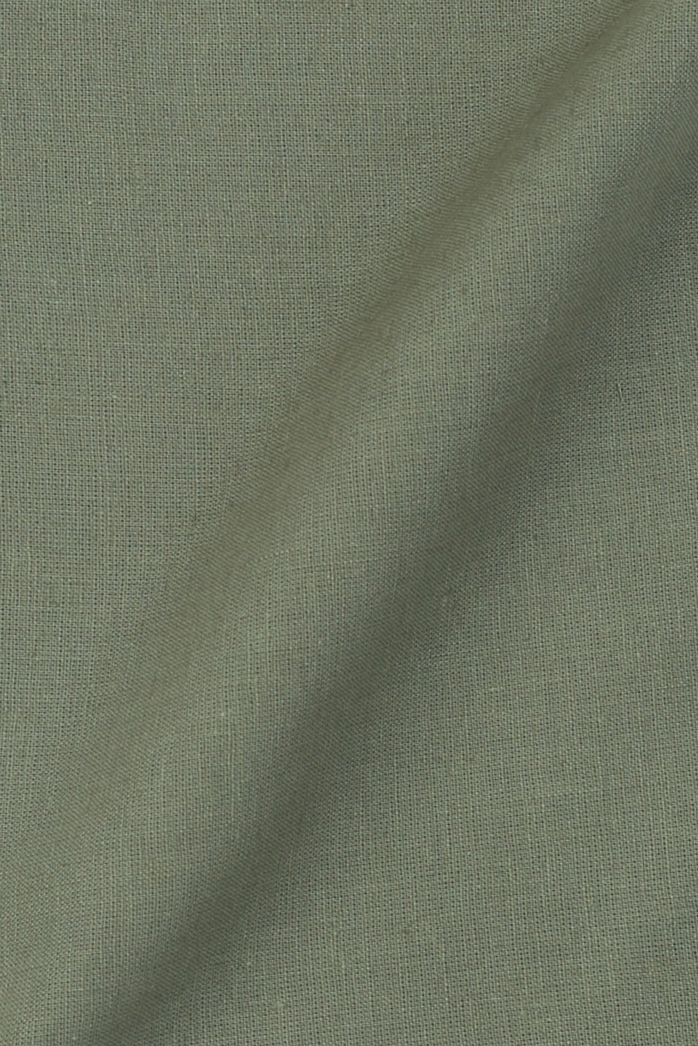 Soft Crocodile Green Irish Linen Shirt