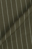 Olive Green White Striped