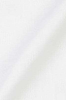 White Linen Patterned