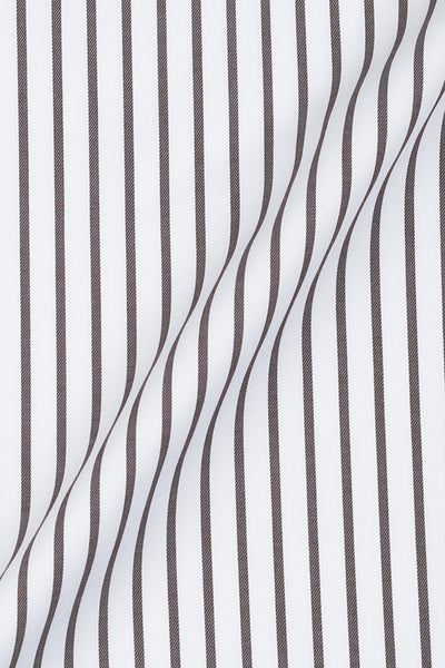 Brown Twill Striped