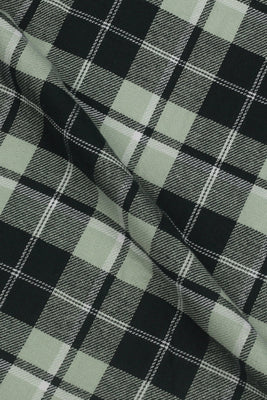 Pistachio Green Italian Plaid Flannel - Foberry USA
