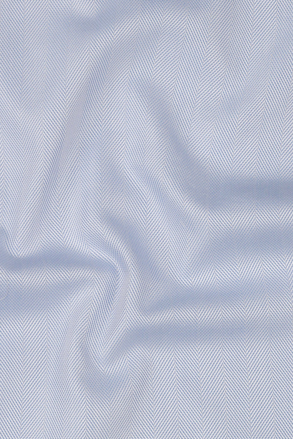 Sky Blue Herringbone