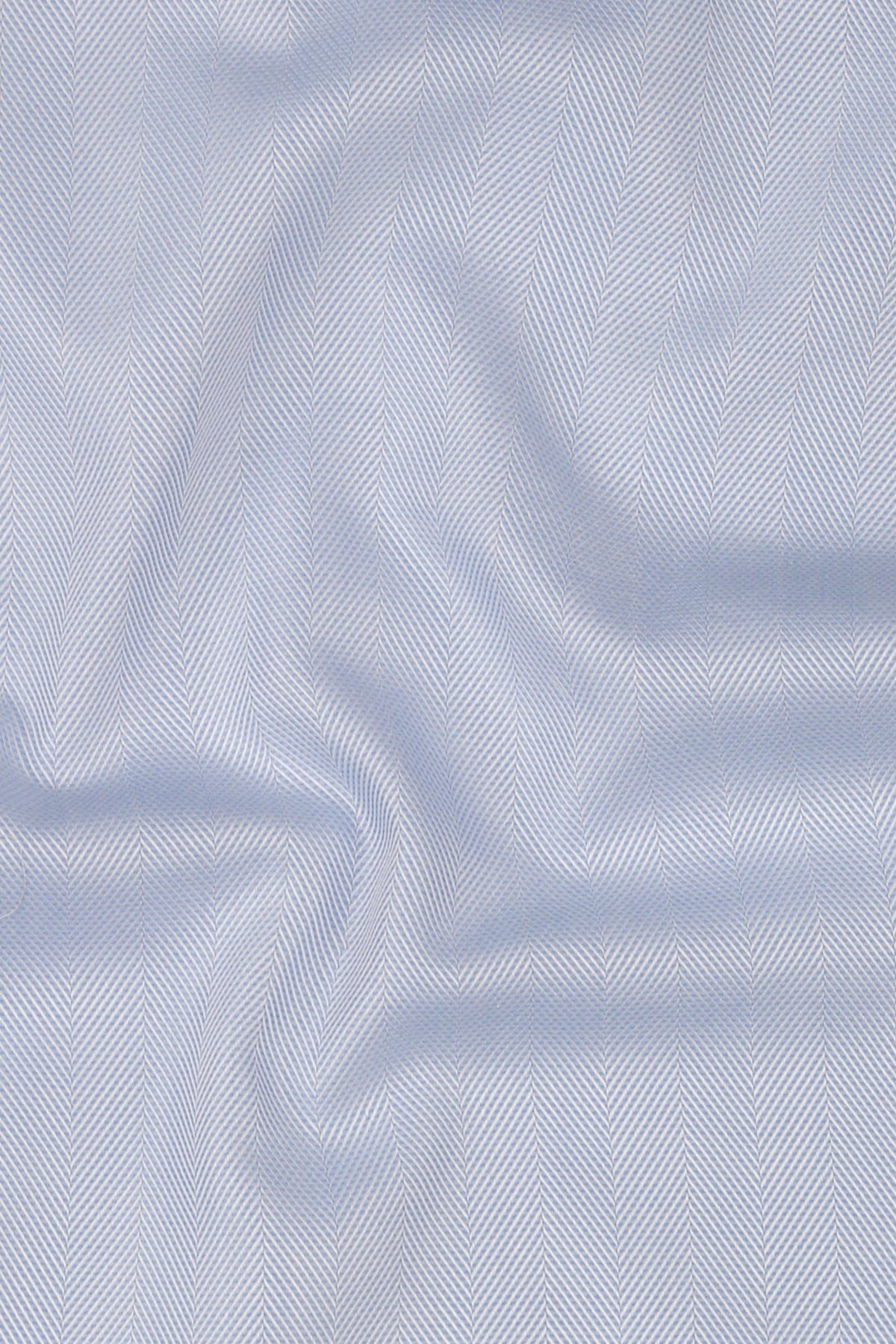 Sky Blue Herringbone