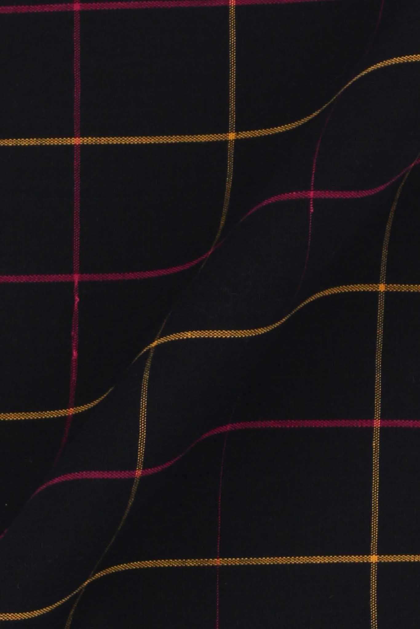 Magenta & Yellow Windowpane