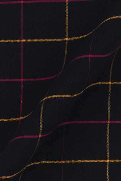Magenta & Yellow Windowpane