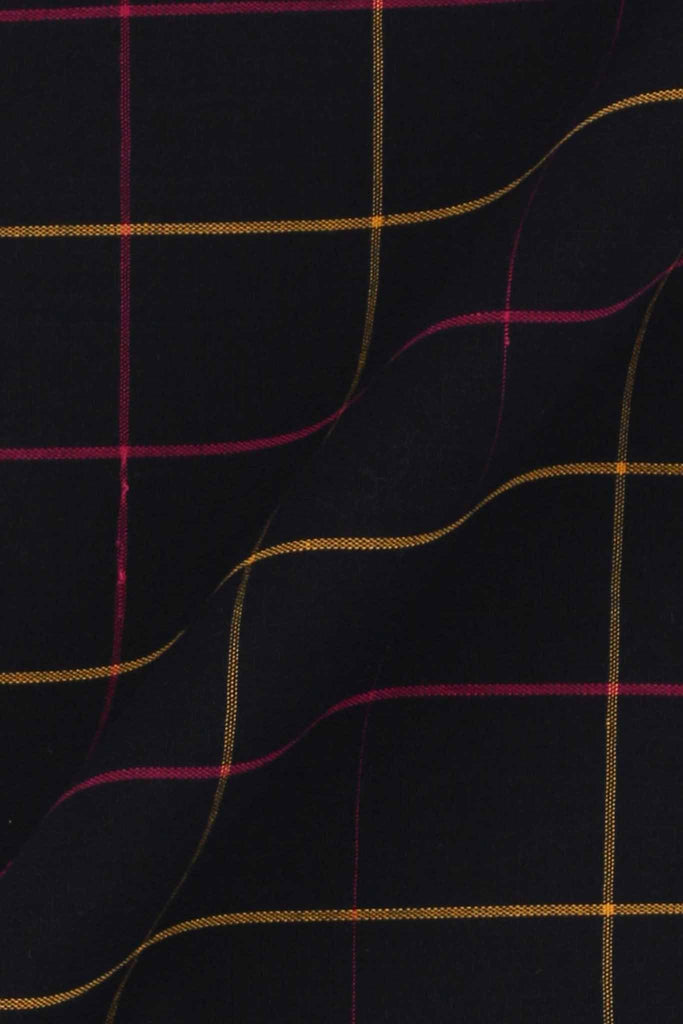 Magenta & Yellow Windowpane