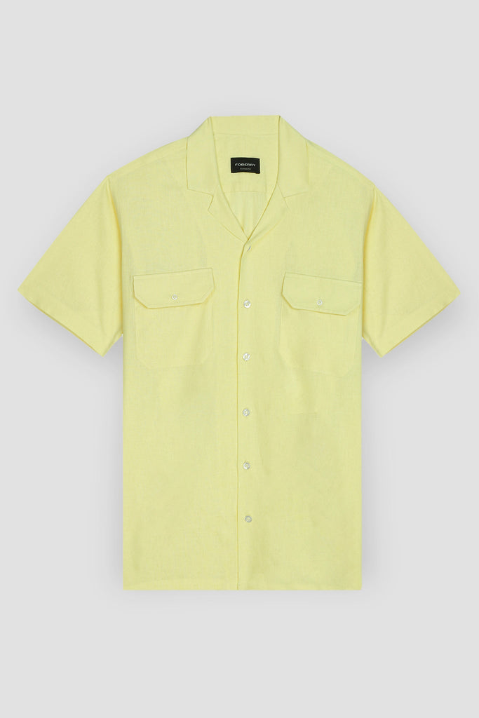 Soft Yellow Irish Linen safari